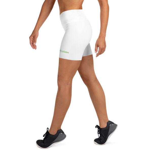 white yoga shorts