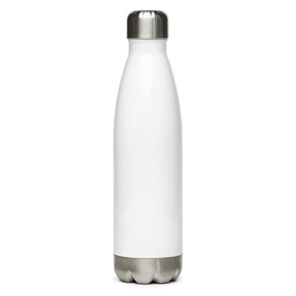 Plain stainless steel water bottle